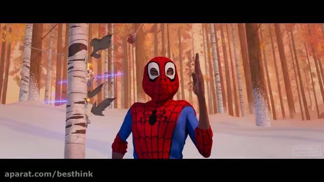 انیمیشن مرد عنکبوتی به درون دنیای عنکبوتی ، بهترین صحنه ها با کیفیت بالا