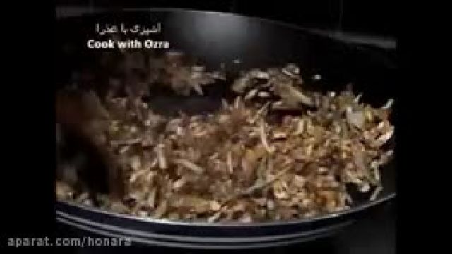 دستور پخت املت قارچ غذایی ساده و فوری و خوشمزه 