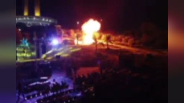 لحظه انفجار در محوطه برج میلاد | ویدیو 