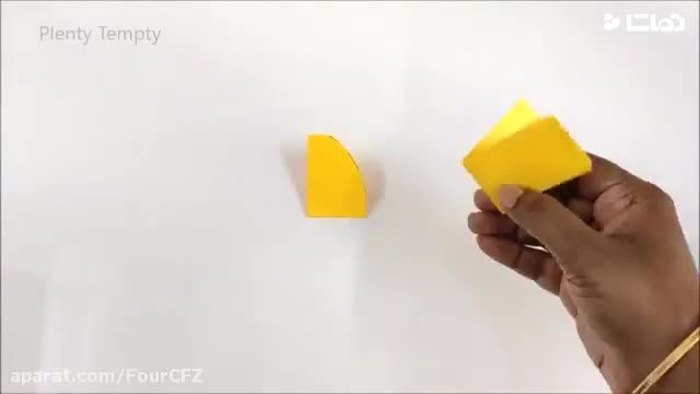 آموزش کاردستی آناناس با کاغذ رنگی