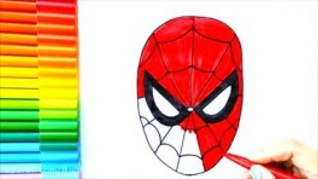 آموزش کشیدن نقاشی مرد عنکبوتی برای کودکان
