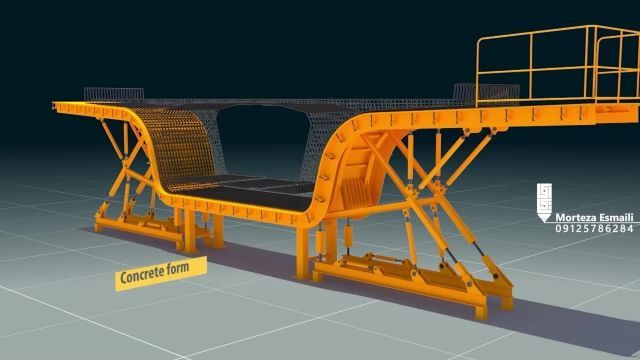 انیمیشن ساخت پل چهارشیر