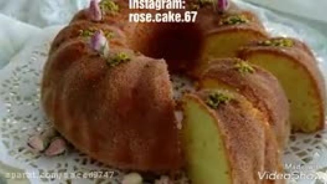 دستور پخت کیک زعفرانی پرطرفدار و ساده خوشمزه 