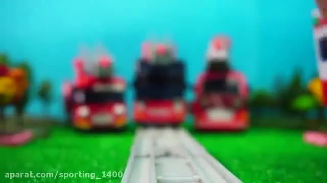 دانلود کارتون ماشین بازی کودکانه قطار کوچولو در آتش