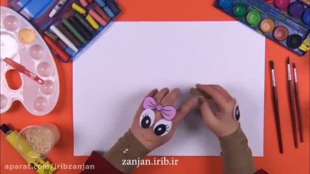 آموزش نقاشی ساده با آبرنگ و مداد شمعی - طبیعت دیدنی 