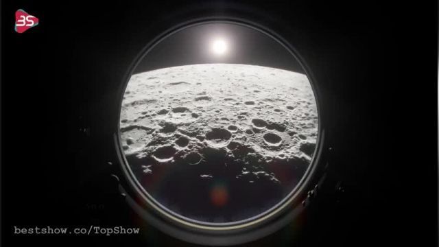 کلیپ باشکوه و خیره کننده از ماه با کیفیت Full HD