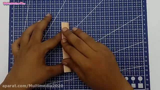 آموزش اوریگامی با کاغذ - اوریگامی زیبای خفاش - ساخت خفاش کاغذی زیبا