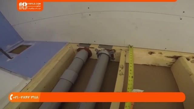 آموزش کناف سقف - نصب کناف سقف در حمام