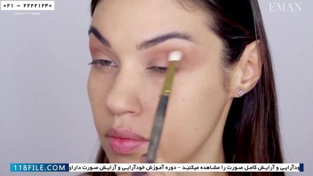 آموزش کامل آرایش صورت-خودآرایی-گریم و میکاپ صورت-آرایش مشابه ریحانا با چشم خمار