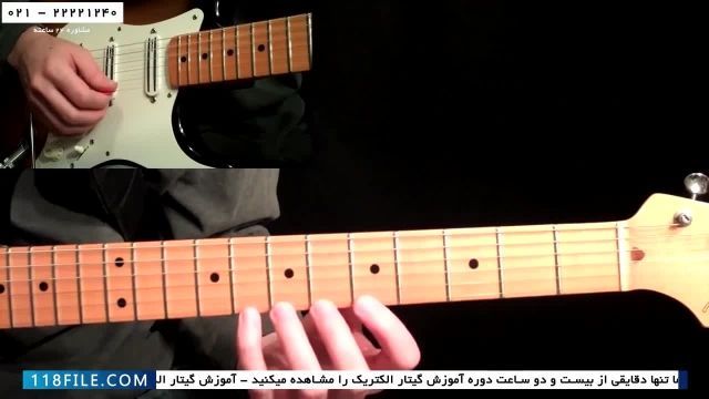 دانلود آموزش گیتار الکتریک-تمرین های پایه ی لگاتو
