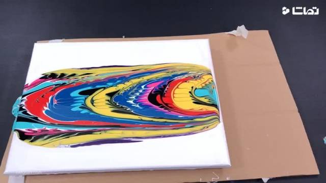 آموزش ترفند ساده برای ساخت تابلو رنگ هنری !
