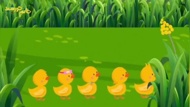 دانلود برنامه کودک و کلیپ ترانه شاد کودکانه پنج اردک کوچولو