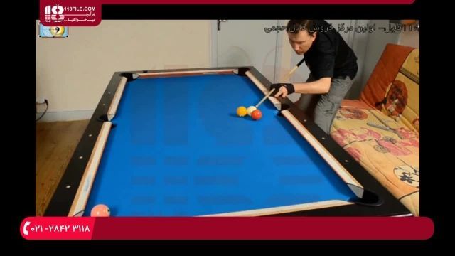 آموزش بازی بیلیارد-آموزش مبتدی تریک شات