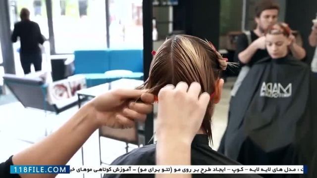 آموزش کوتاهی سریع موهای بلند (مدل مو برای صورت کشیده)