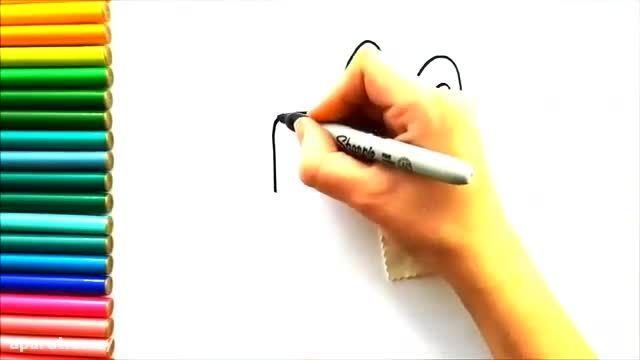 دانلود ویدیوی آموزشی نقاشی کودکانه قسمت 12 کیک 