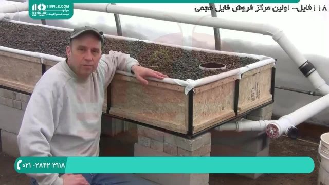 آموزش ساخت گلخانه - ساخت تخت های کشت گیاهان گلخانه ای 