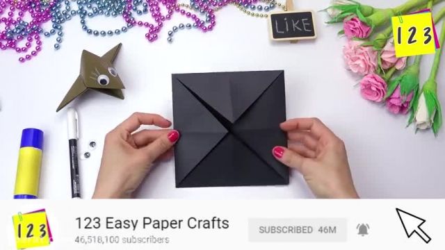 4 اسباب بازی های کاغذی متحرک - نحوه ساختن غرغرهای کلاغ کاغذی