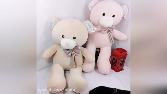 عروسک خرس پاپیونی مناسب هدیه ولنتاین