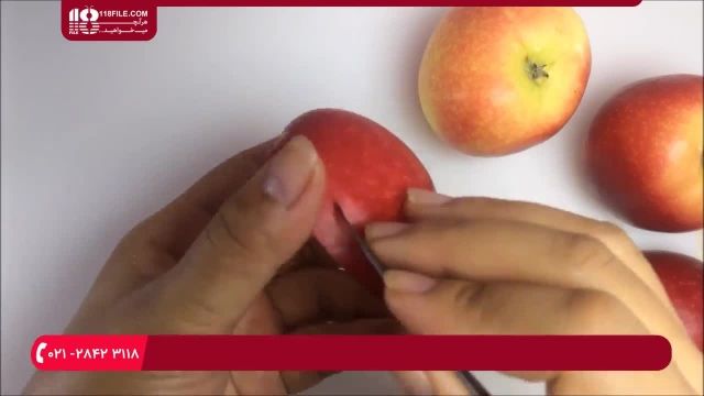 آموزش سفره آرایی-میوه آرایی با سیب