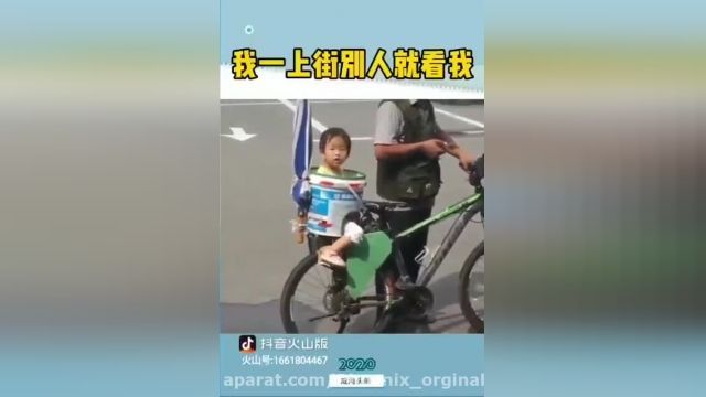 ویدیو طنز در دوچرخه سواری !
