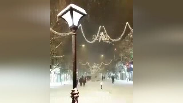 کلیپی از برف شدید مخصوص وضعیت واتساپ و استوری
