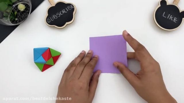 اسباب بازی کاغذی - کاردستی برای کودکان