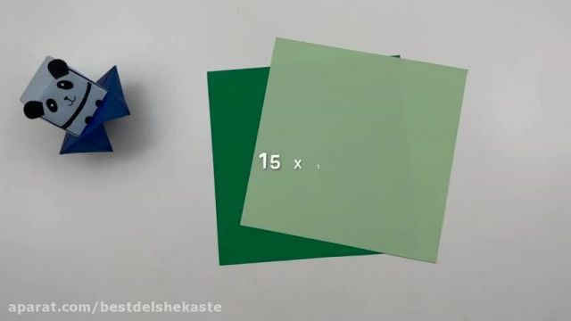 اسباب بازی پاندای کاغذی - پرش اوریگامی برای کودکان