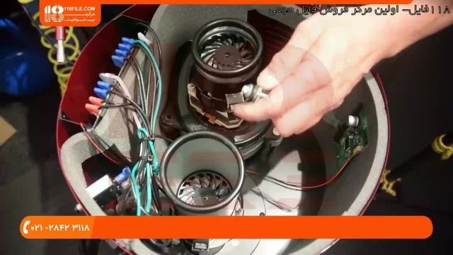 آموزش تعمیر جارو برقی - تعویض موتور