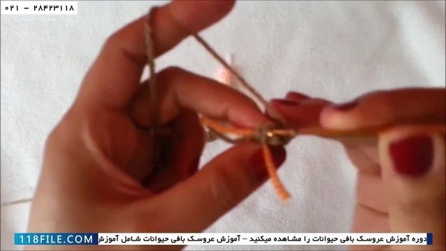 آموزش بافت عروسک با دو میل- بافت عروسک مورچه - آموزش قلاب دوزی عروس دریایی