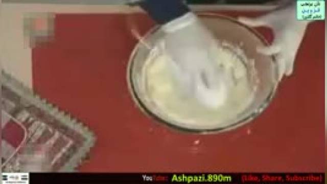 طرز تهیه شیرینی نان برنجی قزوین خانم گلاور