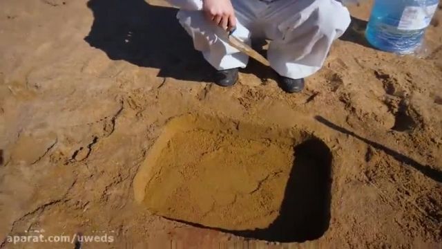 ویدیو آزمایش قرص نعنا و نوشابه های گازدار در گودال