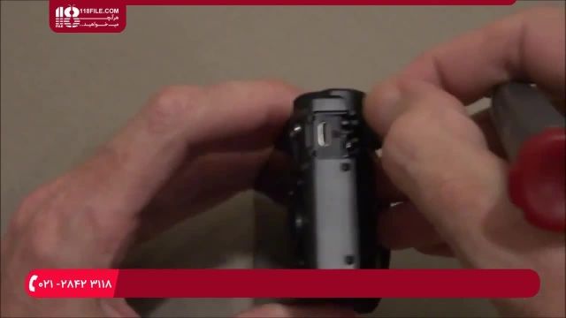 آموزش تعمیر دوربین عکاسی | تمیز کردن سنسور سی سی دی لنز RX100