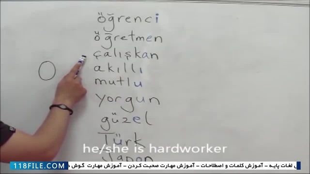 آموزش زبان ترکی-مکالمه زبان ترکی-آموزش اول شخص و سوم شخص مفرد