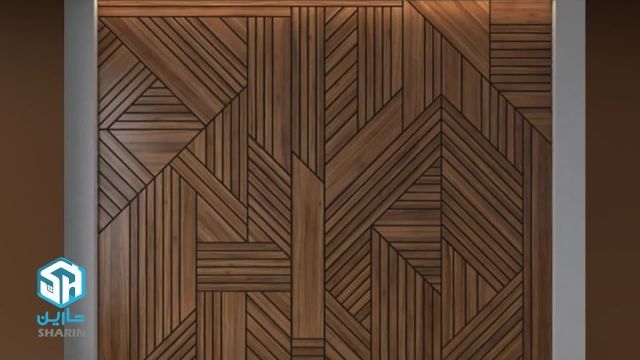 ایده های  طراحی پانل چوبی در خانه