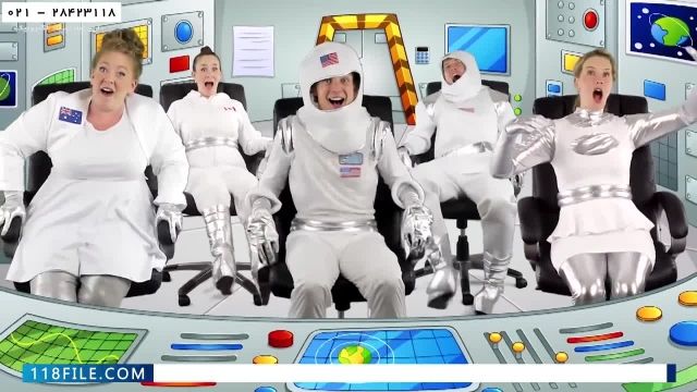 آموزش زبان انگلیسی به کودکان- سریال bounce patrol-آشنایی با شغل فضانوردان