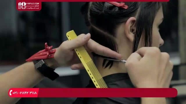 آموزش کوتاهی مو زنانه مو کوتاه
