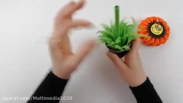 ساخت گل های تزئینی بامزه برای اتاق بچه ها