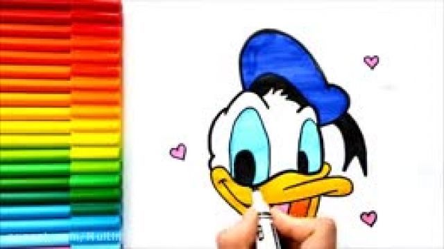 آموزش کشیدن نقاشی اردک ناقلا برای کودکان