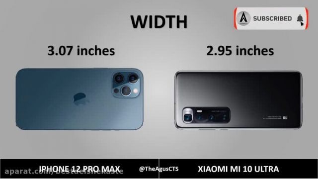 آیفون 12 پرو مکس با شیائومی 10 پرو iPhone 12 Pro Max vs Xiaomi Mi 10 Ultra