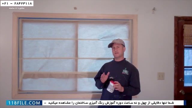 آموزش رنگ آمیزی دیوار - رنگ امیزی خانه - روش رنگ آمیزی سقف