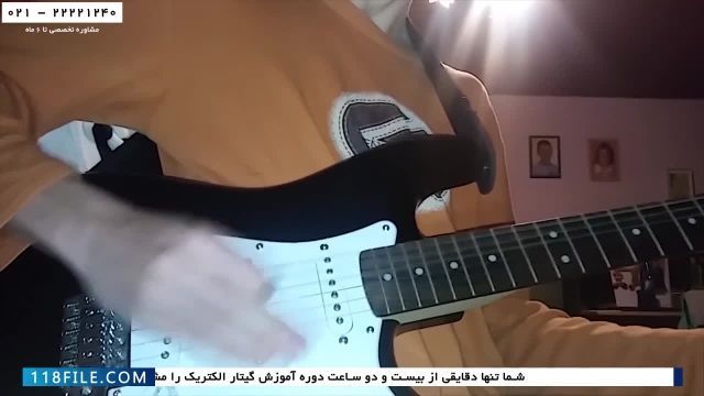 دانلود آموزش گیتار الکتریک-آلترنیت پیکینگ بهمراه ساکت کردن سیم ها