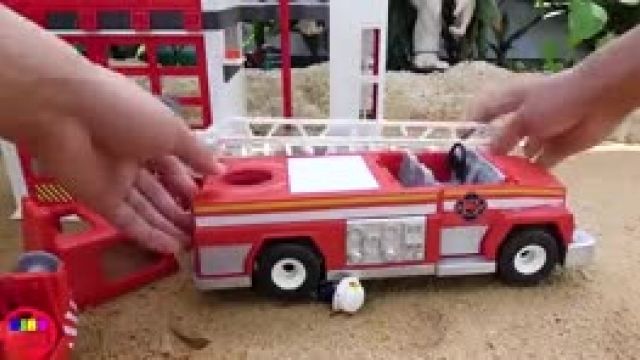 برنامه کودک ماشین های مسابقه ای این قسمت حمله اژدهای آتشین و کمک آتش نشانی