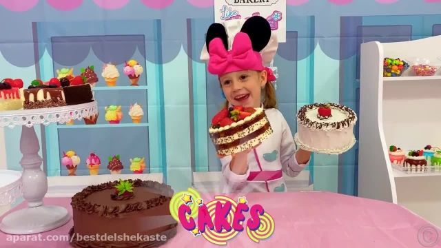 انیمیشن کودکانه - ناستیا کیک می پزد 