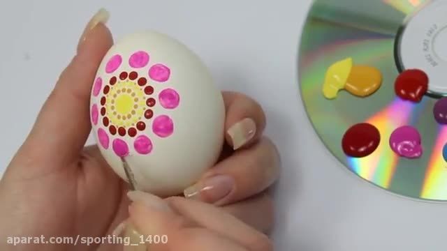 نقاشی روی تخم مرغ 