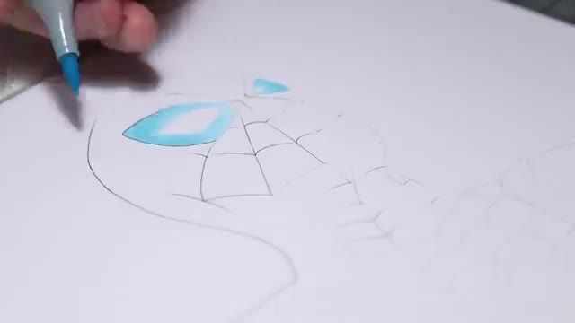 آموزش نقاشی مرد عنکبوتی با مداد رنگی با بهترین ترفند ها 