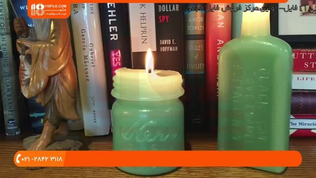 آموزش شمع سازی -آموزش ساخت شمع های بطری شکل