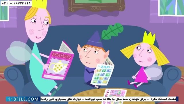 آموزش زبان انگلیسی کودکان-کارتون آموزشی بن و هالی-(The Frog Prince _ قسمت 7)