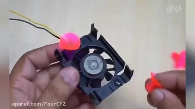 ساخت کاردستی با خنک کننده کامپیوتر