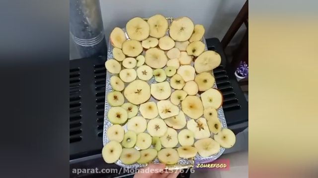 آموزش درست کردن سیب خشک
