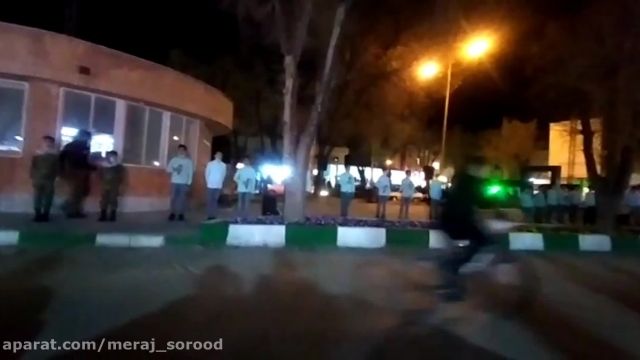 شب مبعث پیامبر اسلام اجرا گروه سرود معراج در شهرستان مبارکه
